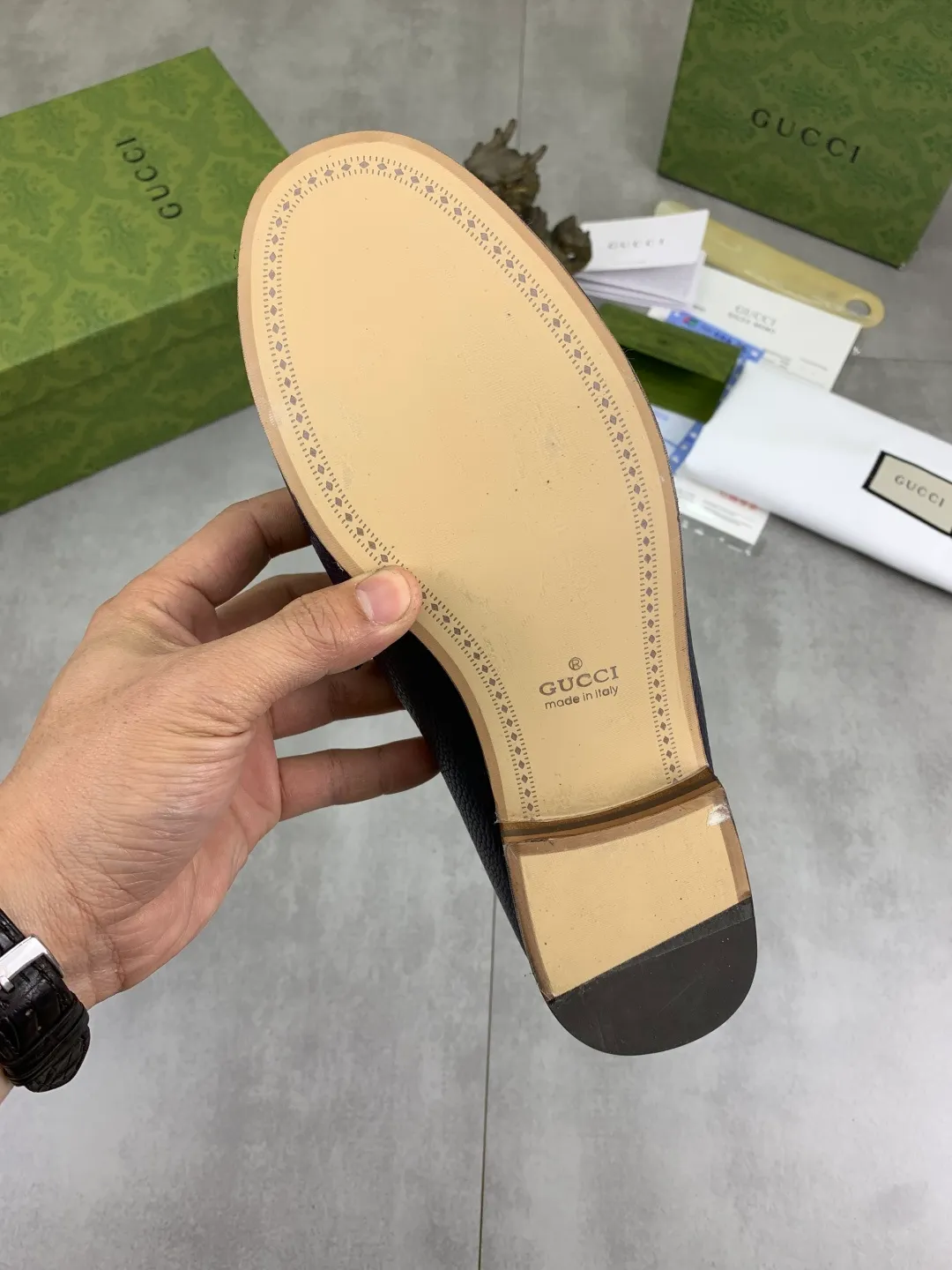 Men's men's shoes 💰P540 [New style] Water-dyed cowhide 💰💎💎💎 [Gucci] Gucci high-end men's formal business leather shoes, original order 1:1 authentic goods! Original imported high-end washed calfskin, original metal buckle, imported first-layer cowhide lining for feet, original outsole, men's shoe size: 38-44, multiple colors available